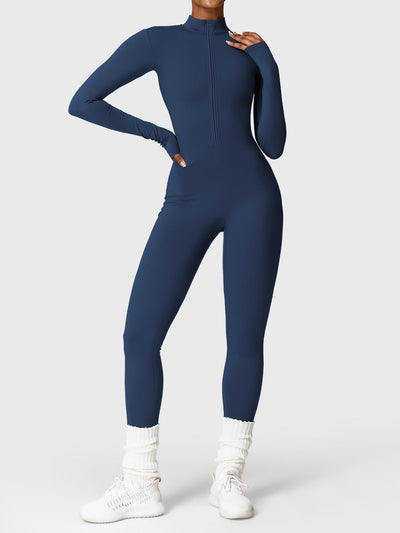 Tegan | Bold Sleek Zip-Up Bodysuit