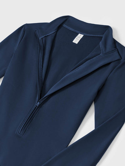 Tegan | Bold Sleek Zip-Up Bodysuit